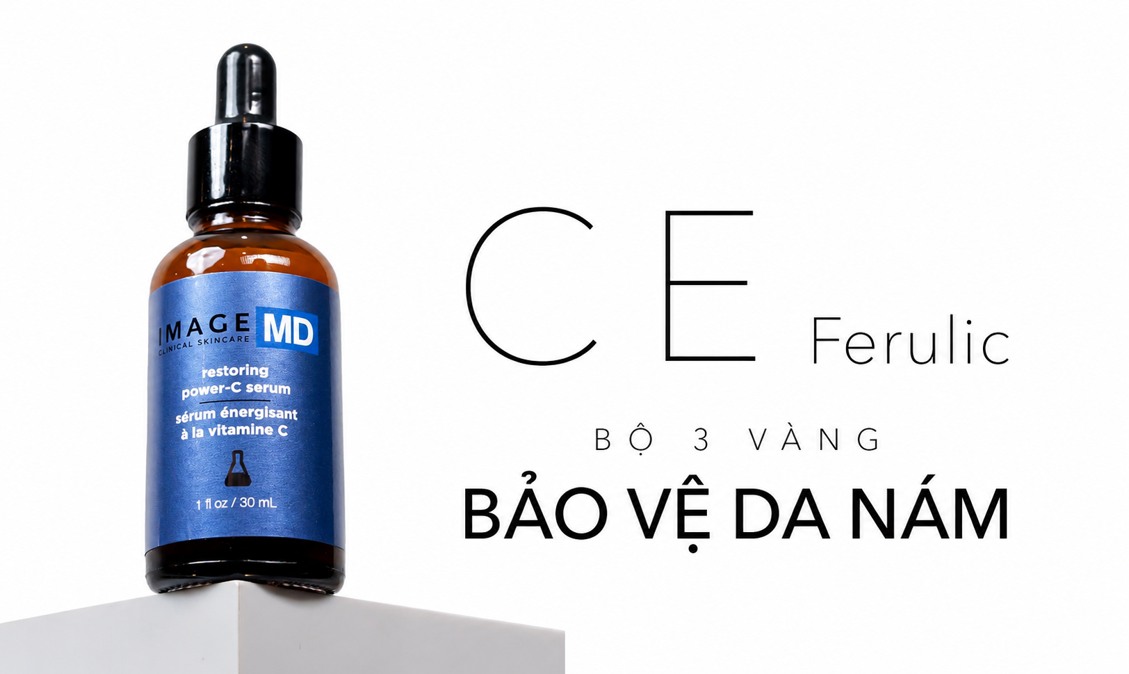 Power-C Serum Và Cơ Chế Hiệp Đồng C-E-F Trong Chăm Sóc Da Chống Oxy Hóa