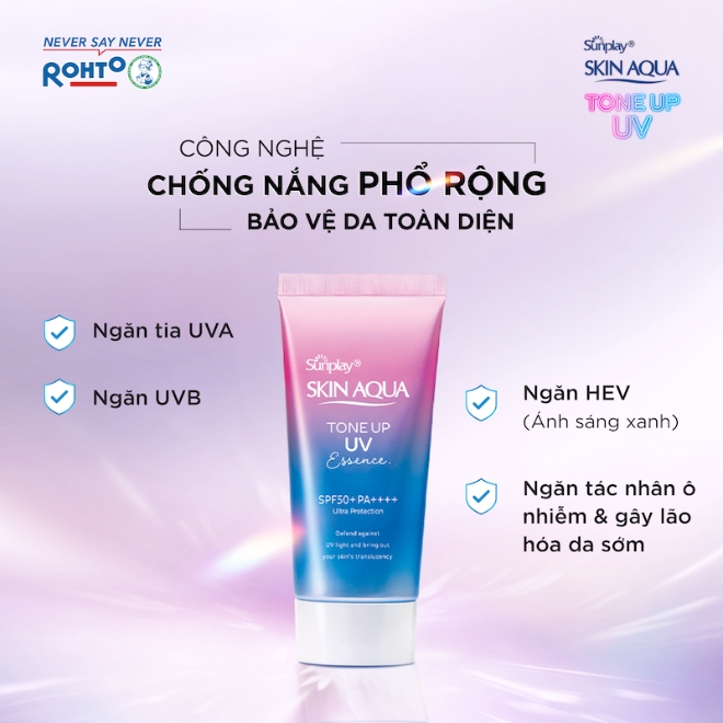 Kem chống nắng nâng tone của Nhật