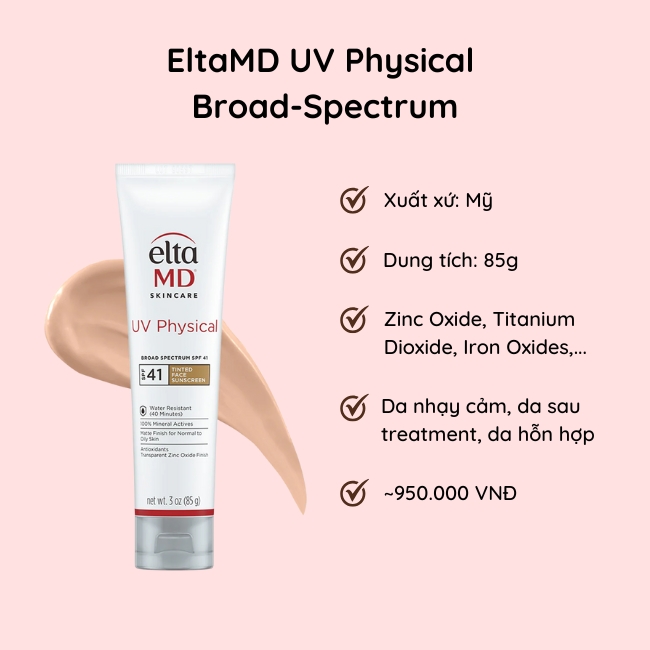 Kem chống nắng vật lý Eltamd