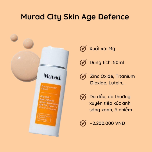 Kem chống nắng phổ rộng Murad