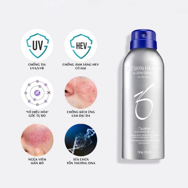 kem chống nắng dạng xịt