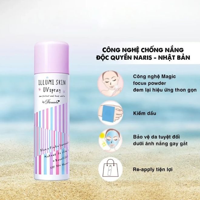 kem chống nắng dạng xịt