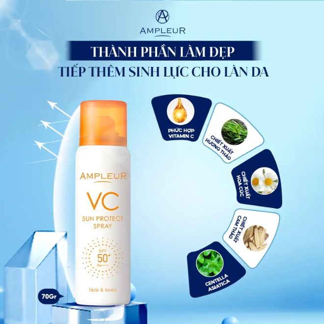  kem chống nắng dạng xịt