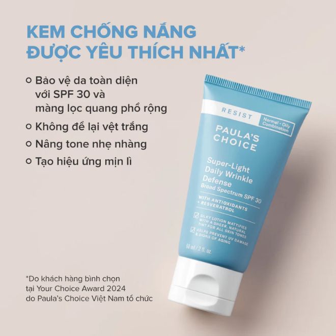 kem chống nắng SPF 30